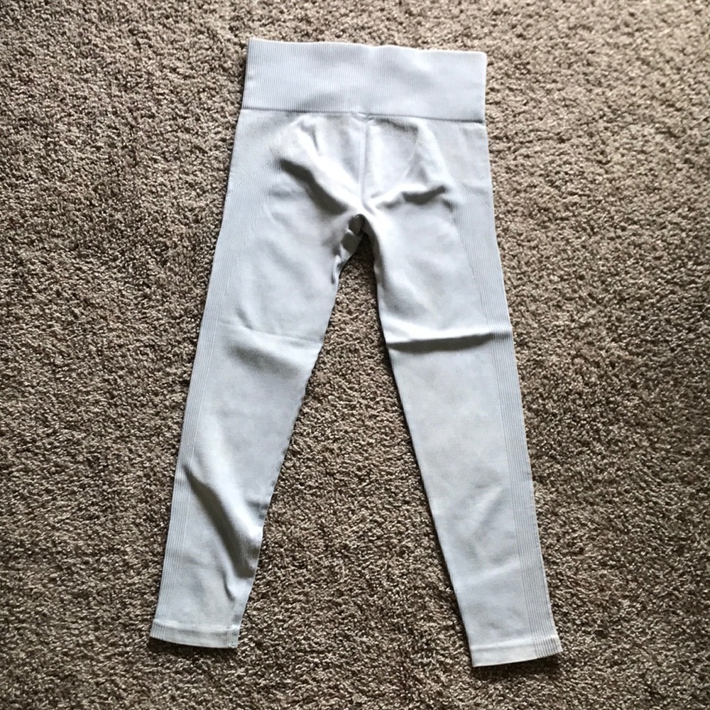 High Waisted Light Blue Leggings